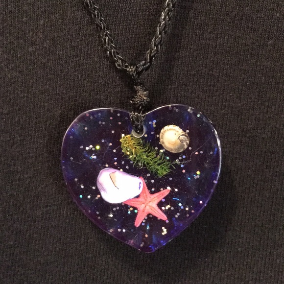 Ocean Heart Necklace - Picture 1 of 8